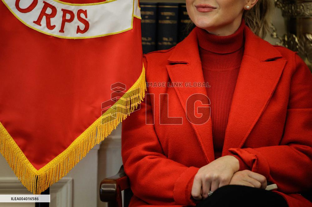 DC: U.S. President Trump Signs Executive Orders in the Oval Office