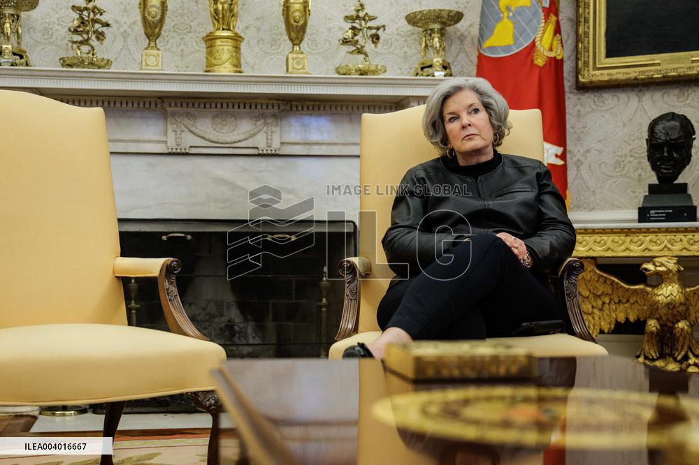 DC: U.S. President Trump Signs Executive Orders in the Oval Office