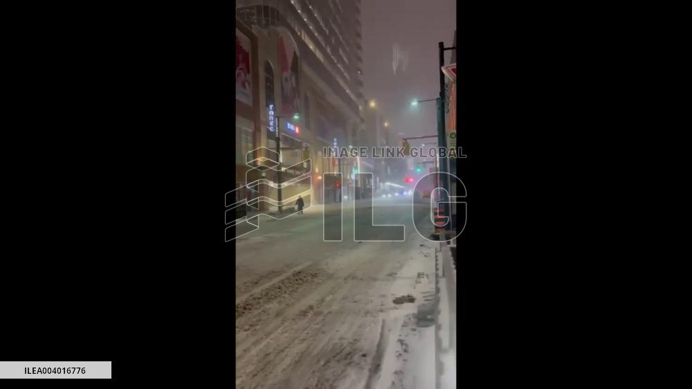Canada: Winter Storm Hits Large Parts Of Southern Ontario, Bringing Heavy Snowfall 7