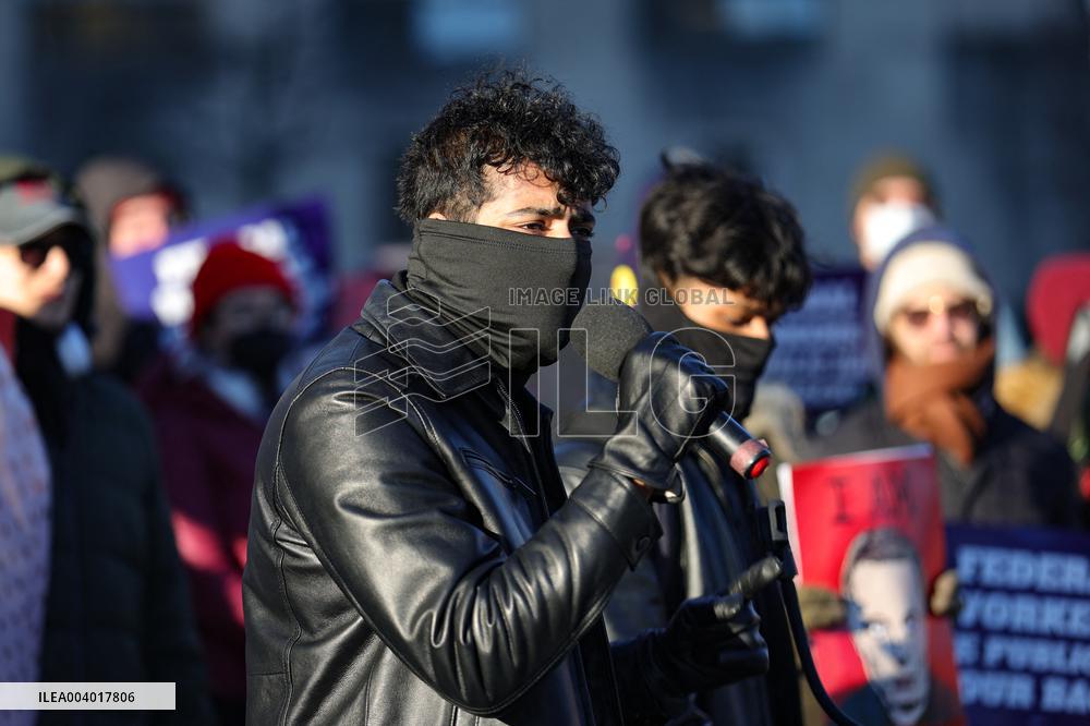 Washington DC Anti-DOGE Protest US Health and Human Services Offices