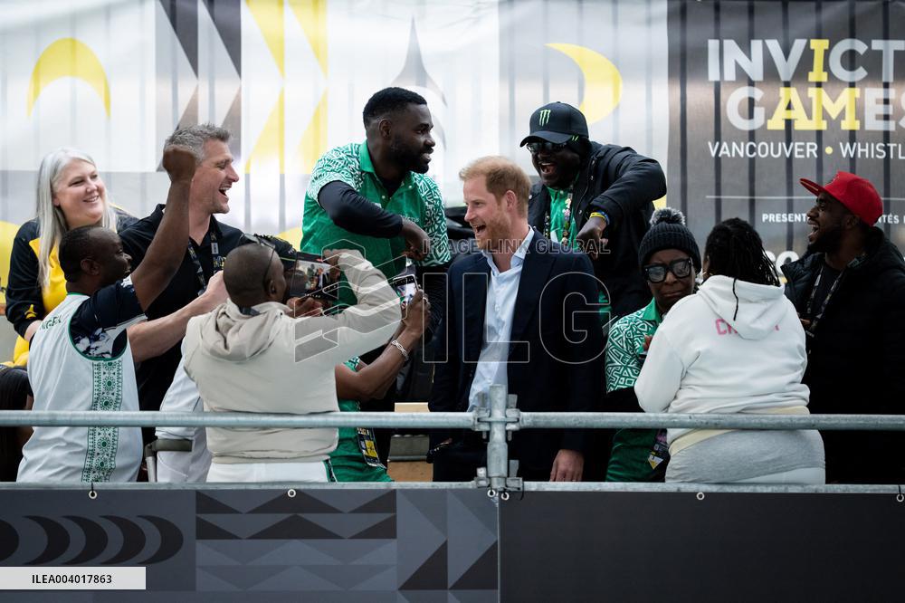 Prince Harry at 2025 Invictus Games Swimming Event