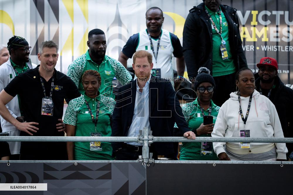 Prince Harry at 2025 Invictus Games Swimming Event