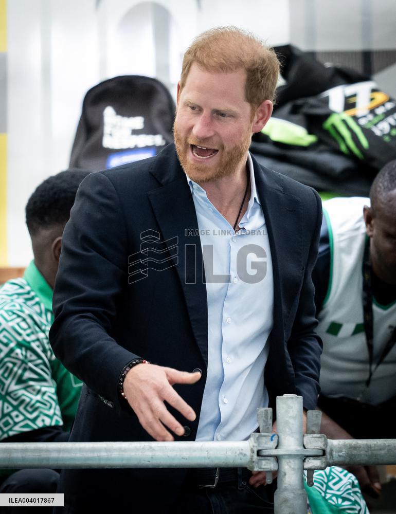 Prince Harry at 2025 Invictus Games Swimming Event