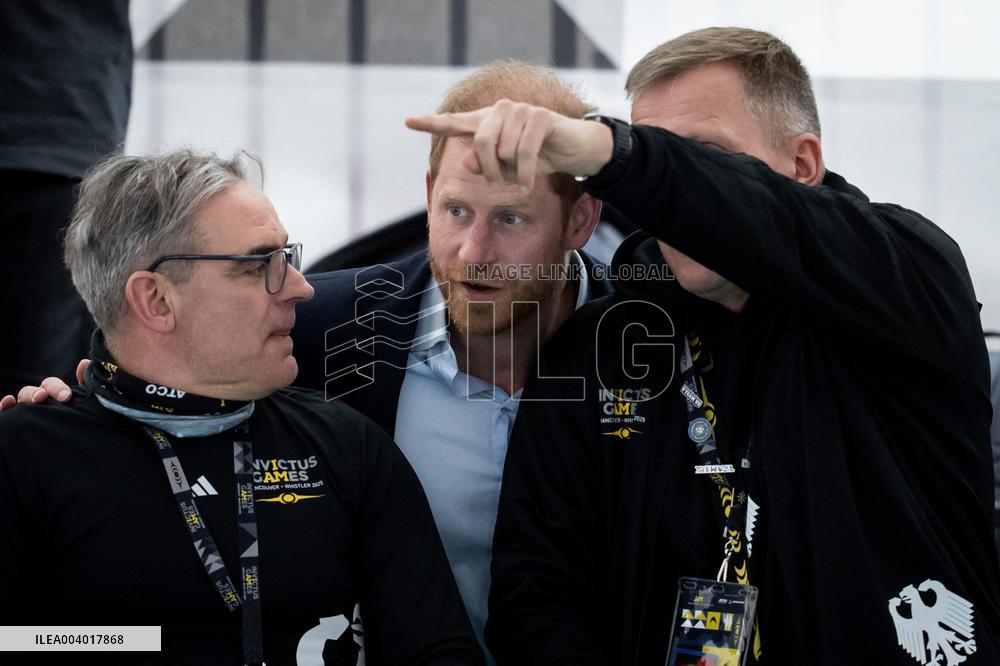 Prince Harry at 2025 Invictus Games Swimming Event
