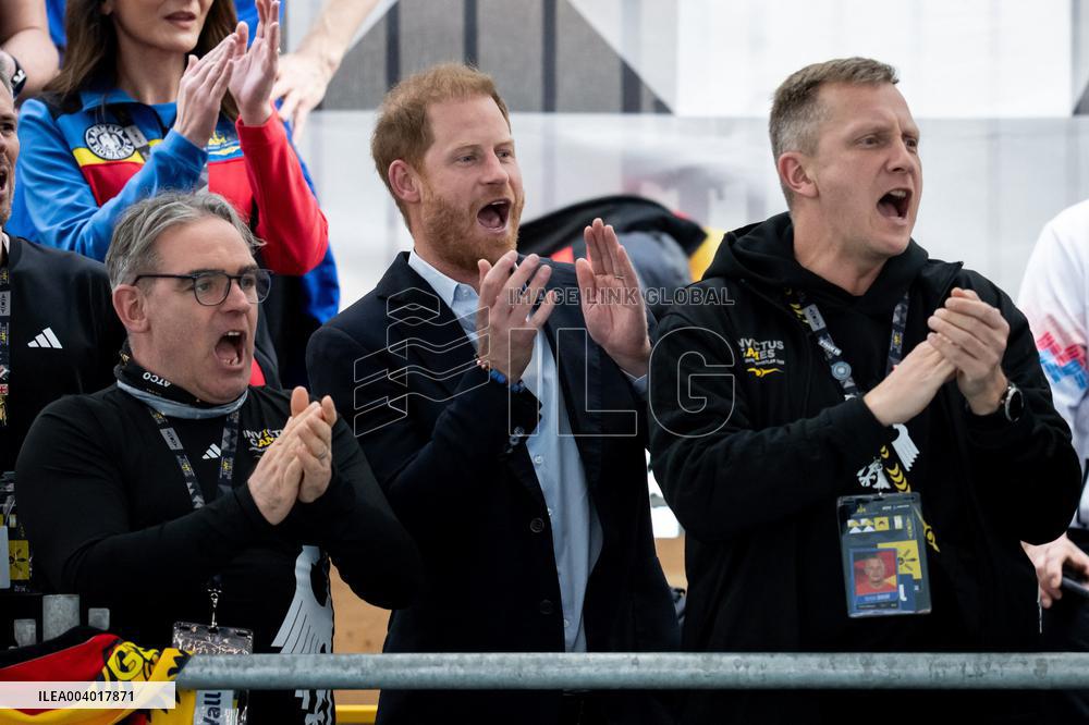 Prince Harry at 2025 Invictus Games Swimming Event