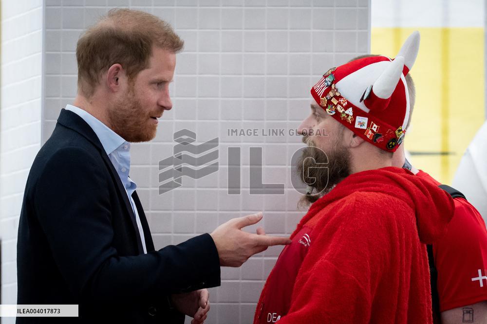 Prince Harry at 2025 Invictus Games Swimming Event
