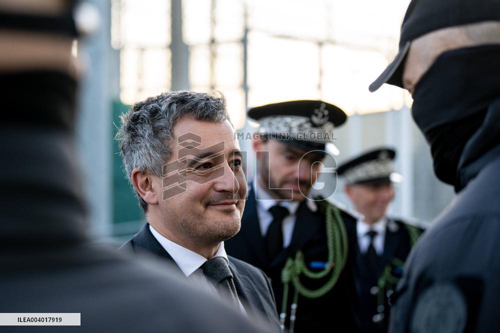 Visit of Minister Gérald Darmanin to Arles Central Prison