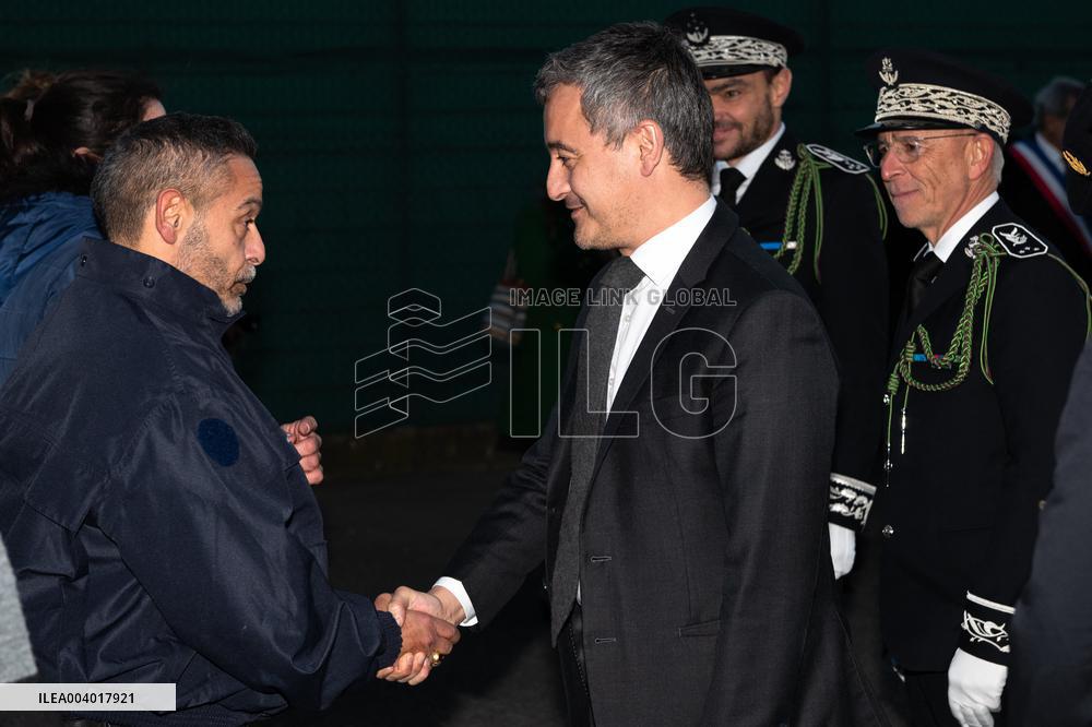 Visit of Minister Gérald Darmanin to Arles Central Prison