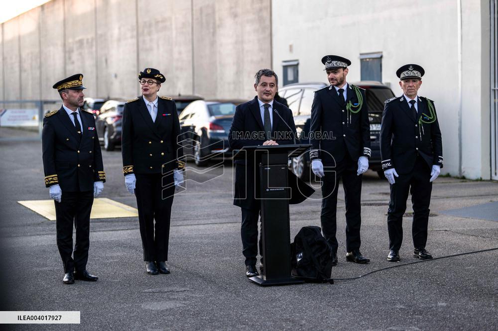 Visit of Minister Gérald Darmanin to Arles Central Prison