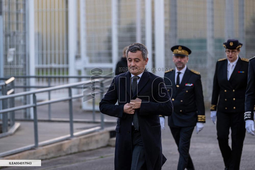 Visit of Minister Gérald Darmanin to Arles Central Prison