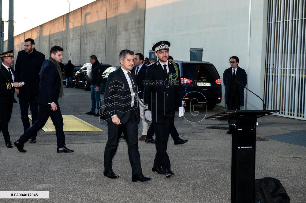 Visit of Minister Gérald Darmanin to Arles Central Prison