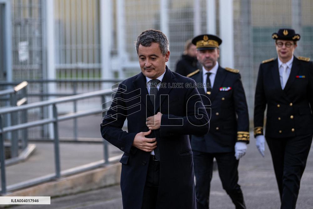 Visit of Minister Gérald Darmanin to Arles Central Prison