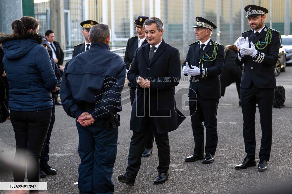 Visit of Minister Gérald Darmanin to Arles Central Prison