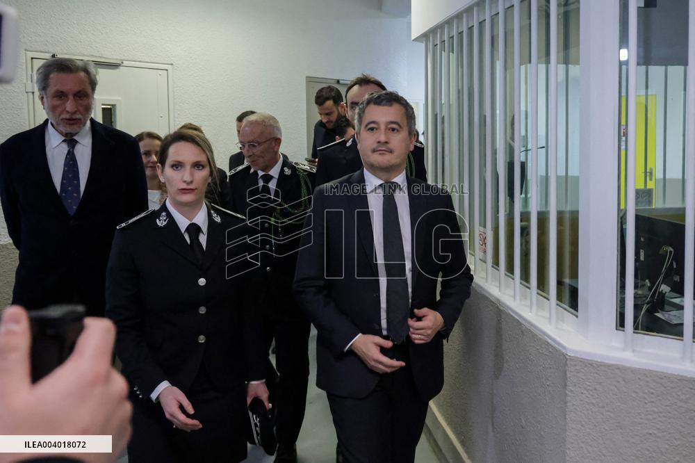 Visit of Minister Gerald Darmanin to Arles Central Prison