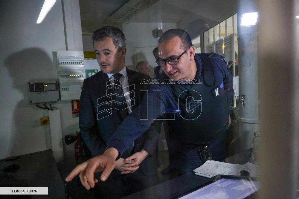 Visit of Minister Gerald Darmanin to Arles Central Prison