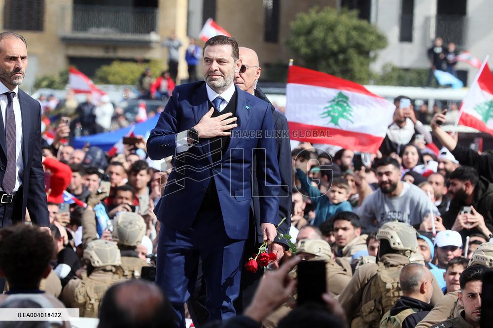 Lebanon marks 20th anniversary of Rafik Hariri's assassination - Beirut