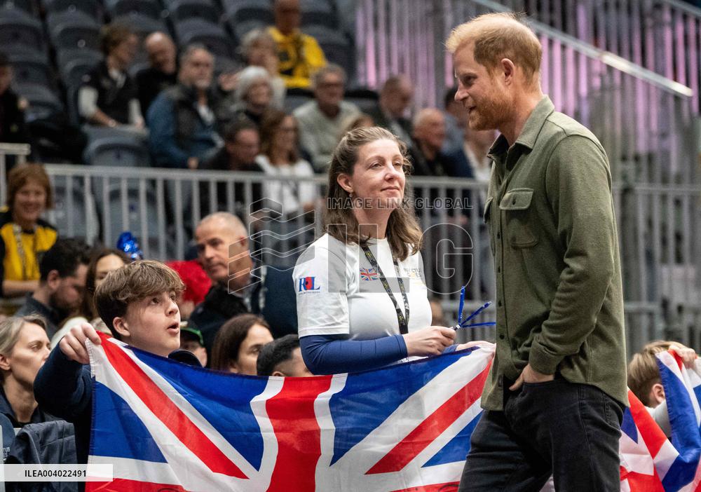 Harry at Invictus Games 2025