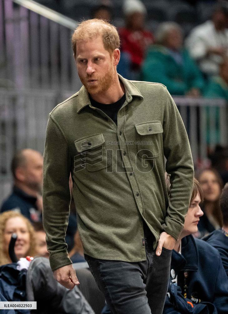 Harry at Invictus Games 2025