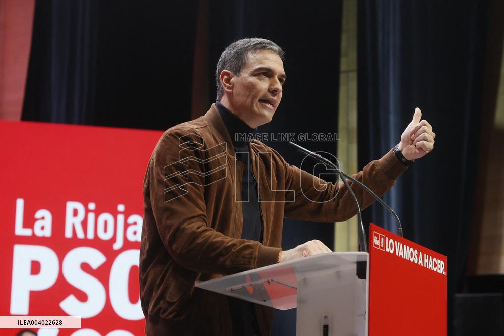 Sanchez inaugurates the 16th Regional Congress of the PSOE of La Rioja