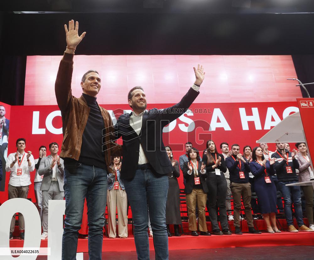 Sanchez inaugurates the 16th Regional Congress of the PSOE of La Rioja
