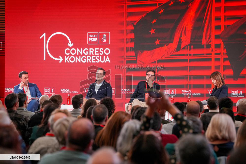 Carlos Cuerpo and Óscar López participate in the 10th Congress of the PSE-EE in San Sebastián