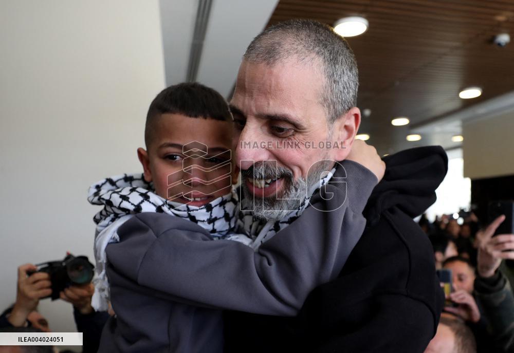 Released Palestinian Prisoners Arrive In West Bank And Gaza Strip