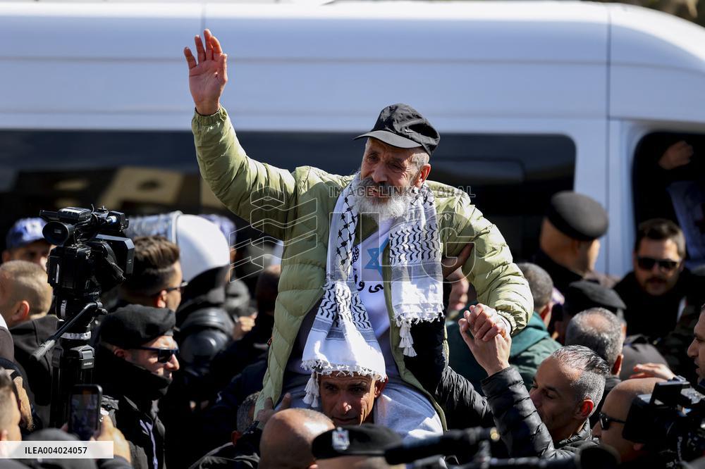 Released Palestinian Prisoners Arrive In West Bank And Gaza Strip