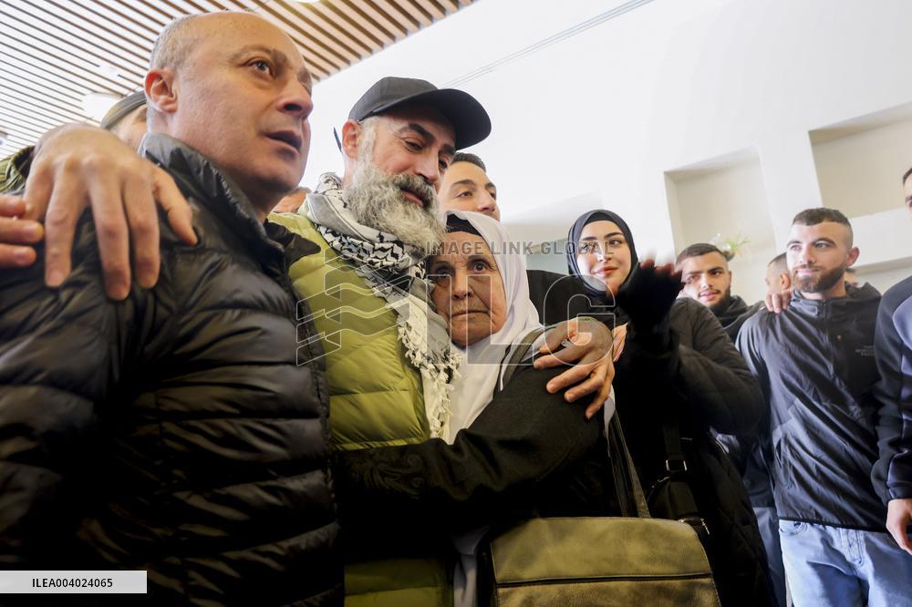Released Palestinian Prisoners Arrive In West Bank And Gaza Strip
