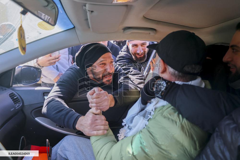 Released Palestinian Prisoners Arrive In West Bank And Gaza Strip