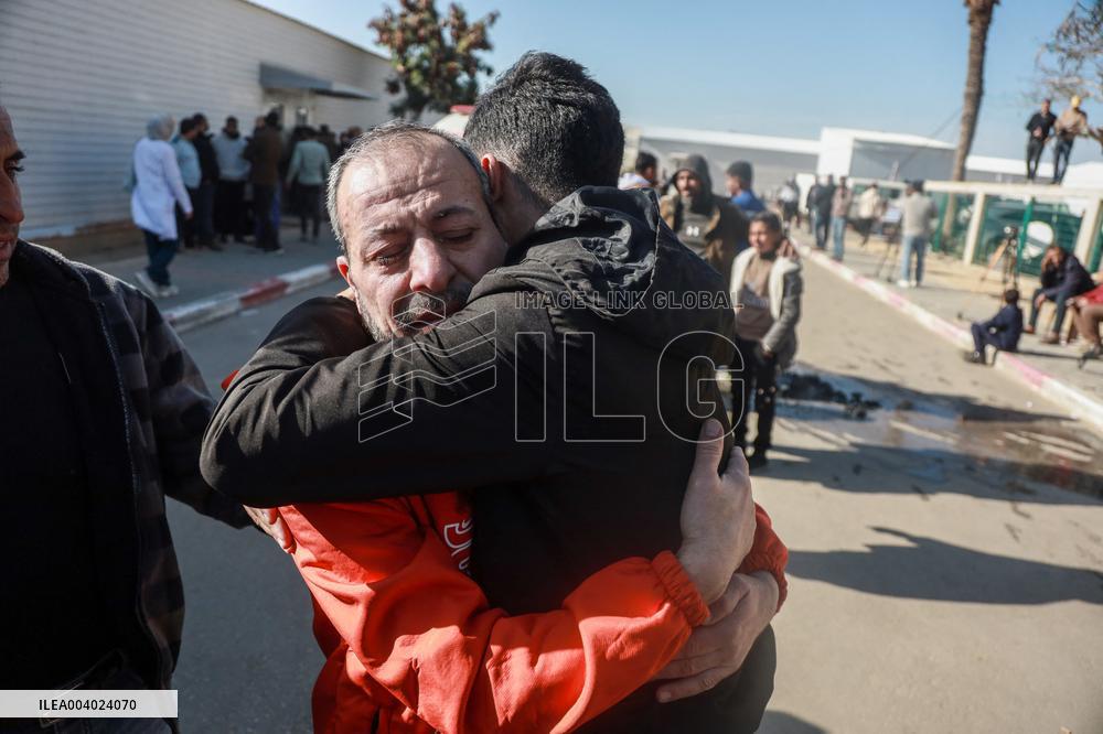 Released Palestinian Prisoners Arrive In West Bank And Gaza Strip