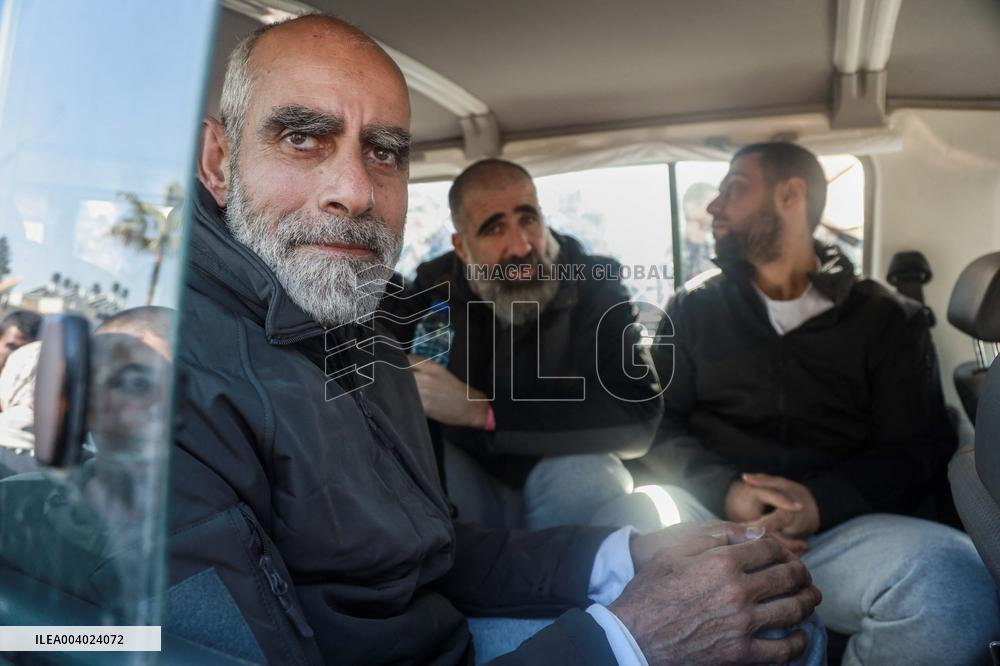 Released Palestinian Prisoners Arrive In West Bank And Gaza Strip