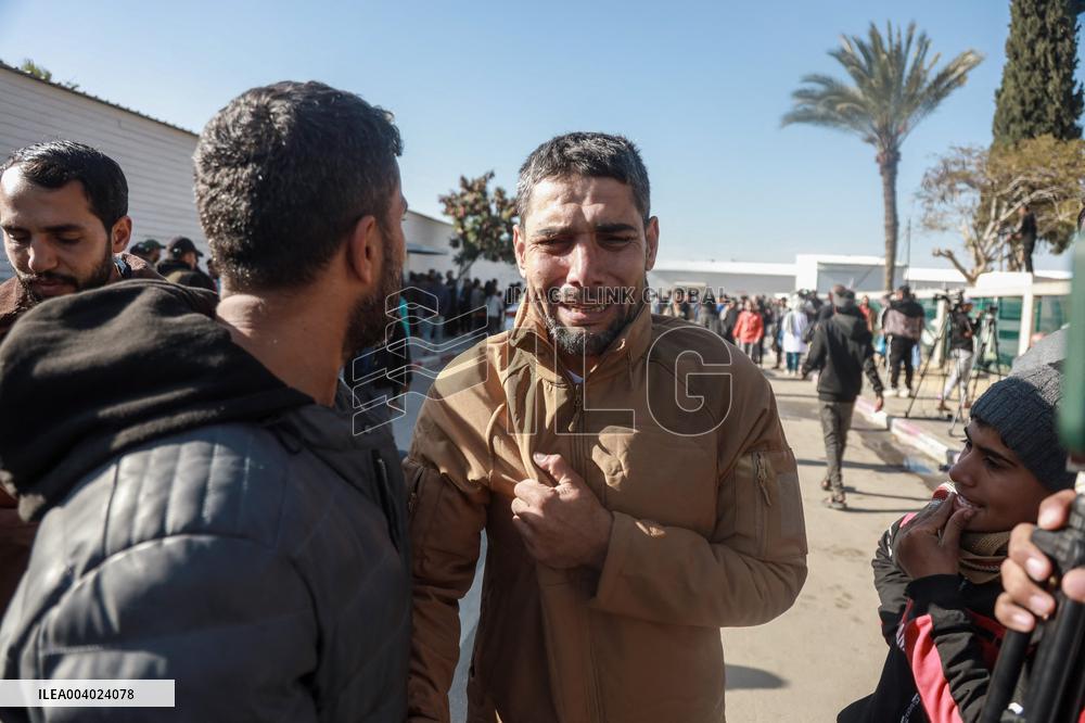 Released Palestinian Prisoners Arrive In West Bank And Gaza Strip