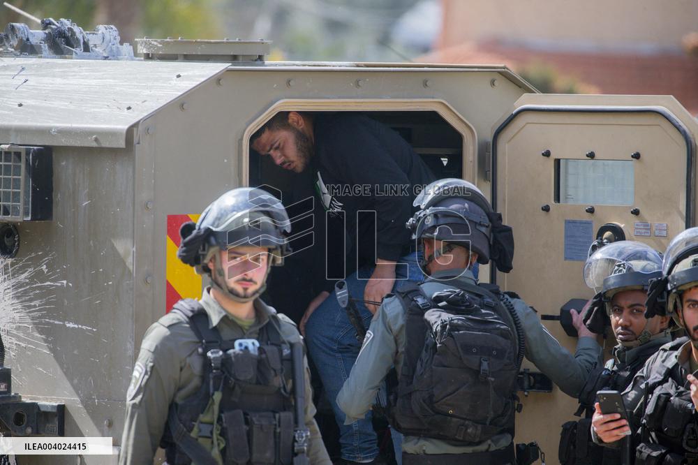 Israeli Soldiers’ Security Operation In Nablus