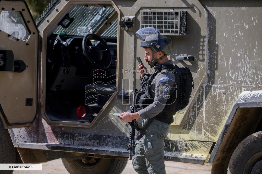Israeli Soldiers’ Security Operation In Nablus