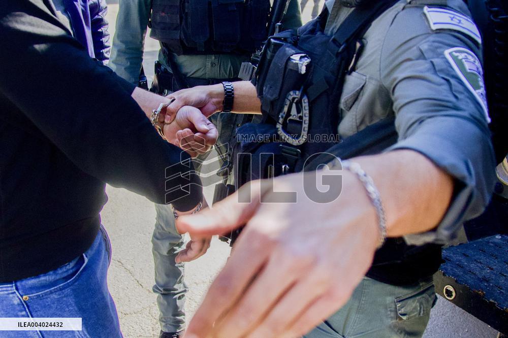 Israeli Soldiers’ Security Operation In Nablus