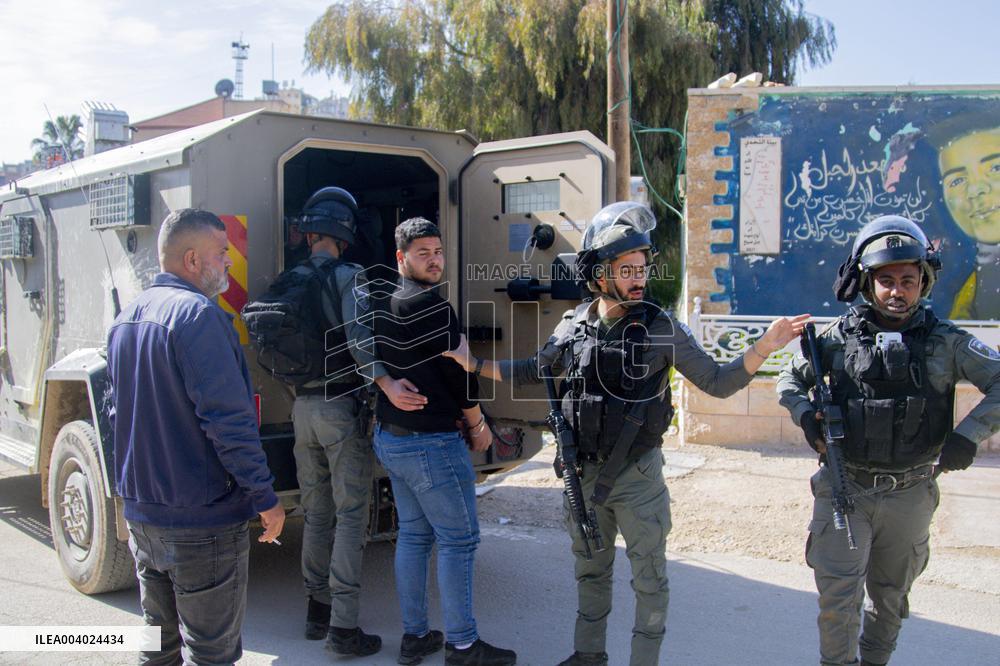 Israeli Soldiers’ Security Operation In Nablus