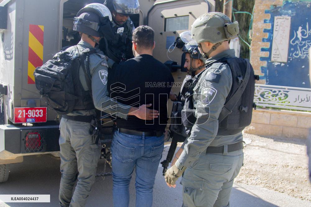 Israeli Soldiers’ Security Operation In Nablus