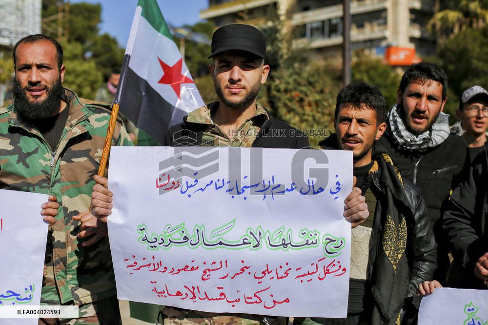 Demonstration In Saadallah al-Jabri Square - Aleppo