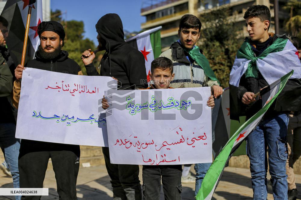 Demonstration In Saadallah al-Jabri Square - Aleppo