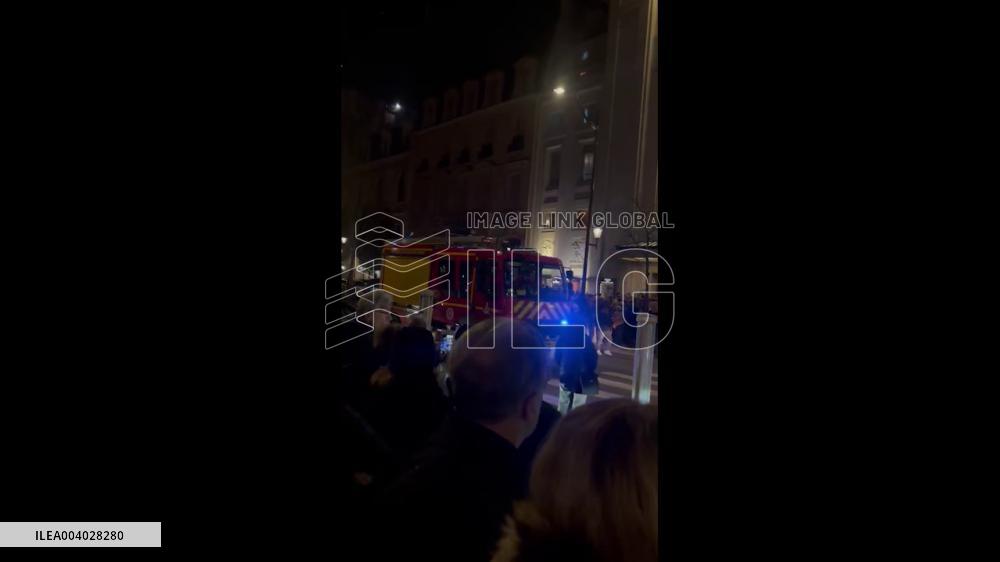 France: Fire At Champs-Élysées Theater In Paris Triggers Mass Evacuation 2