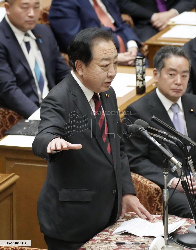 Japan main opposition party head Noda
