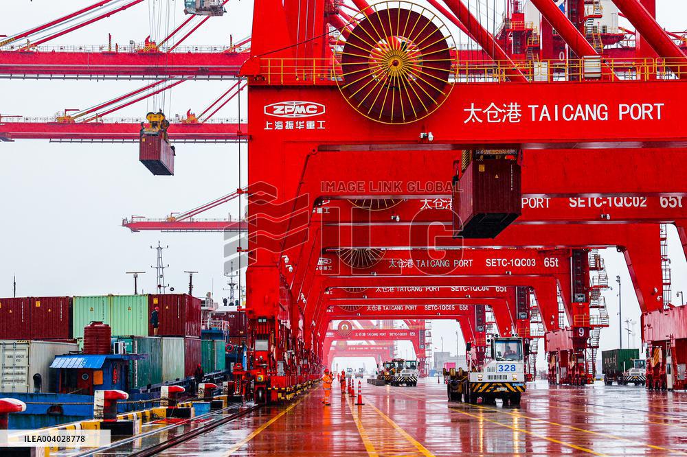 Taicang Port Trade Scenery