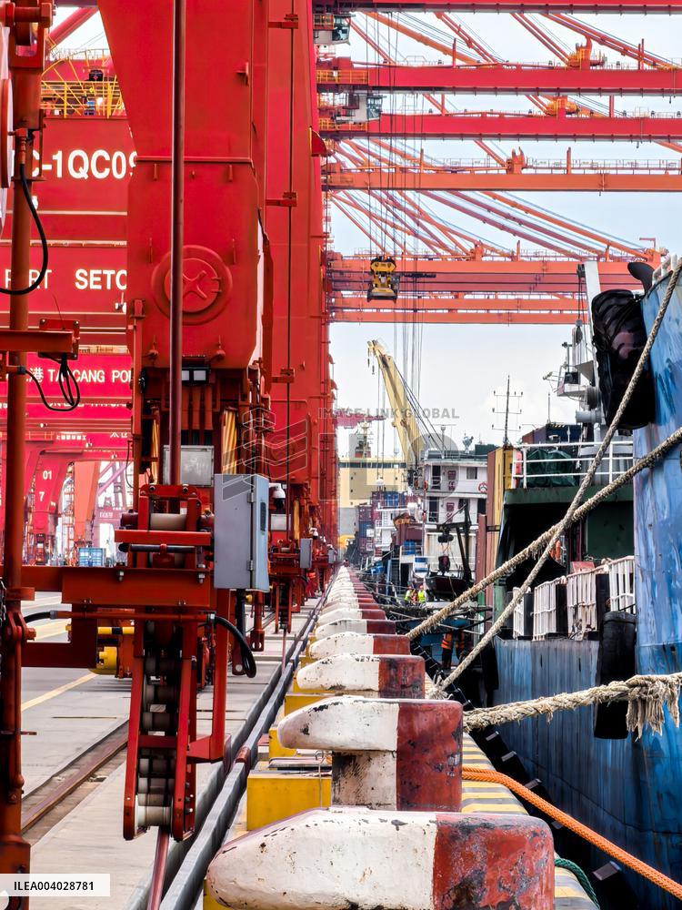 Taicang Port Trade Scenery