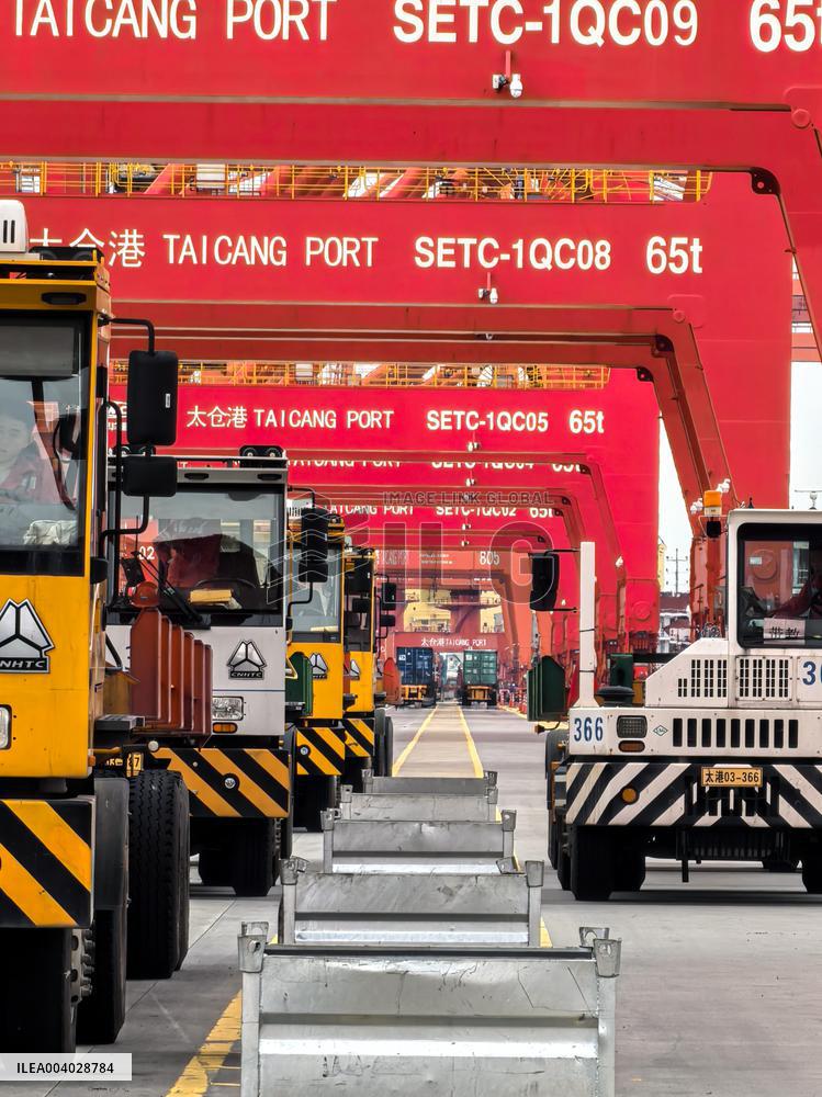 Taicang Port Trade Scenery