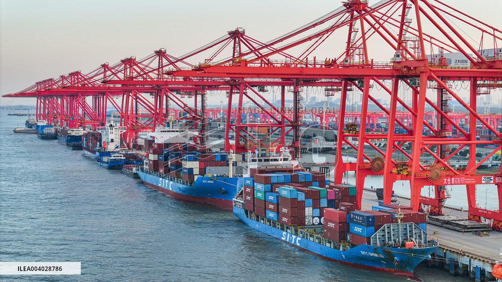 Taicang Port Trade Scenery