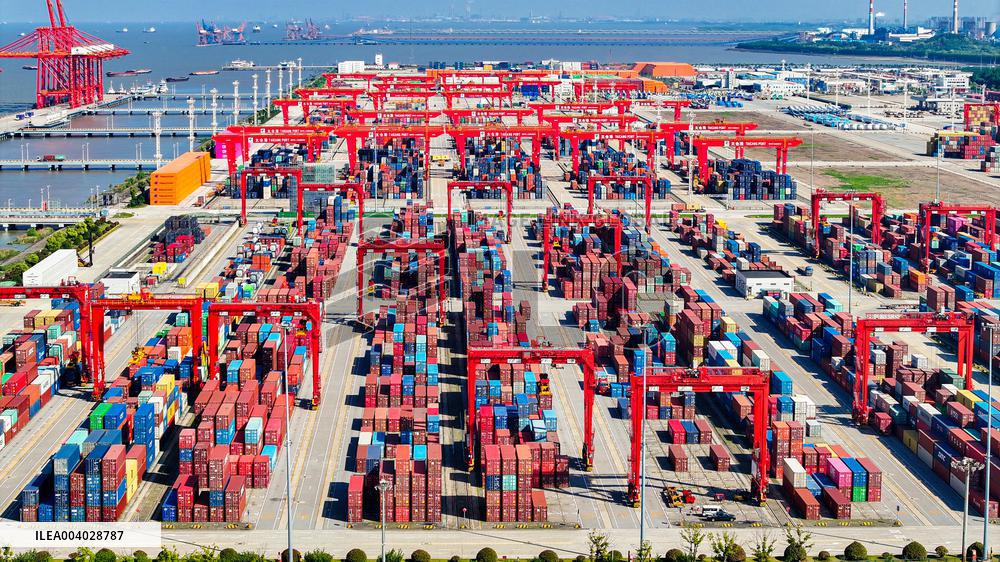 Taicang Port Trade Scenery