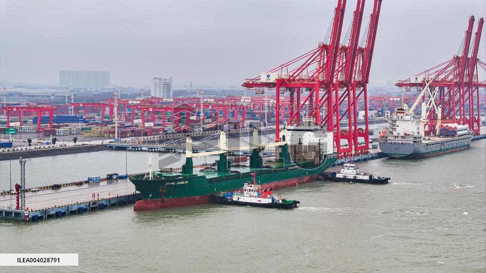 Taicang Port Trade Scenery