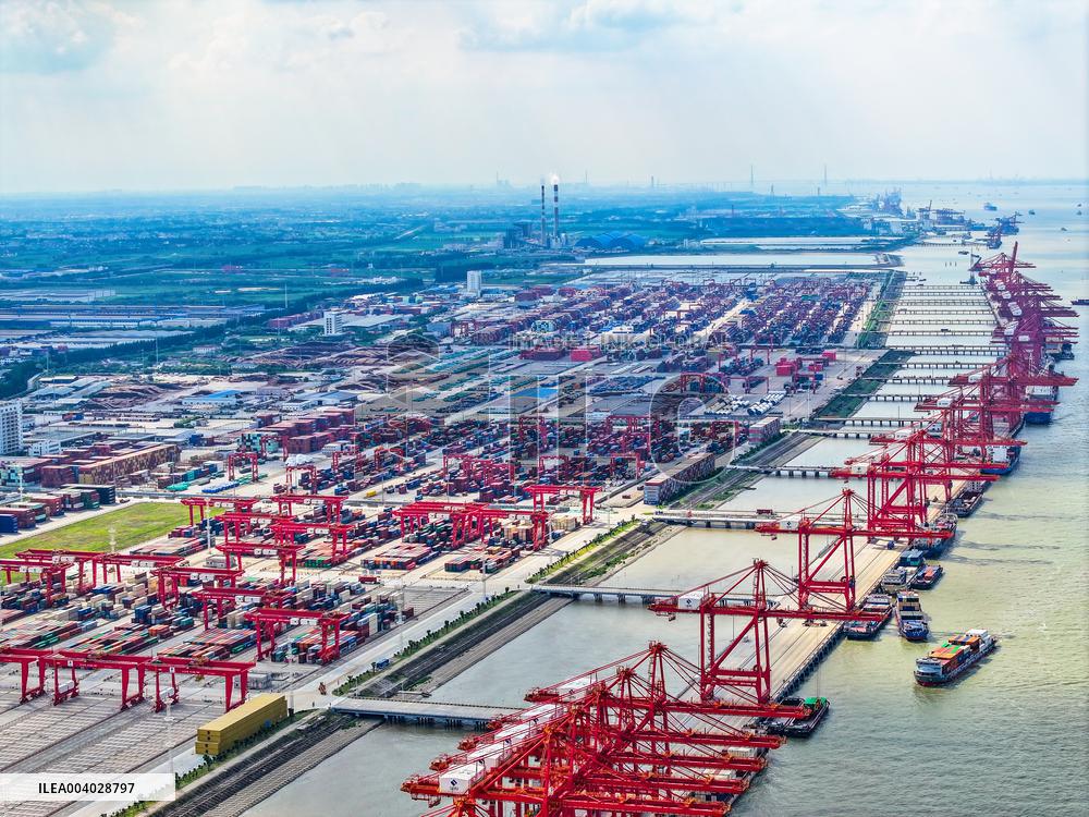 Taicang Port Trade Scenery