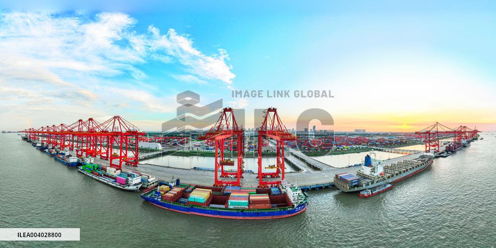 Taicang Port Trade Scenery