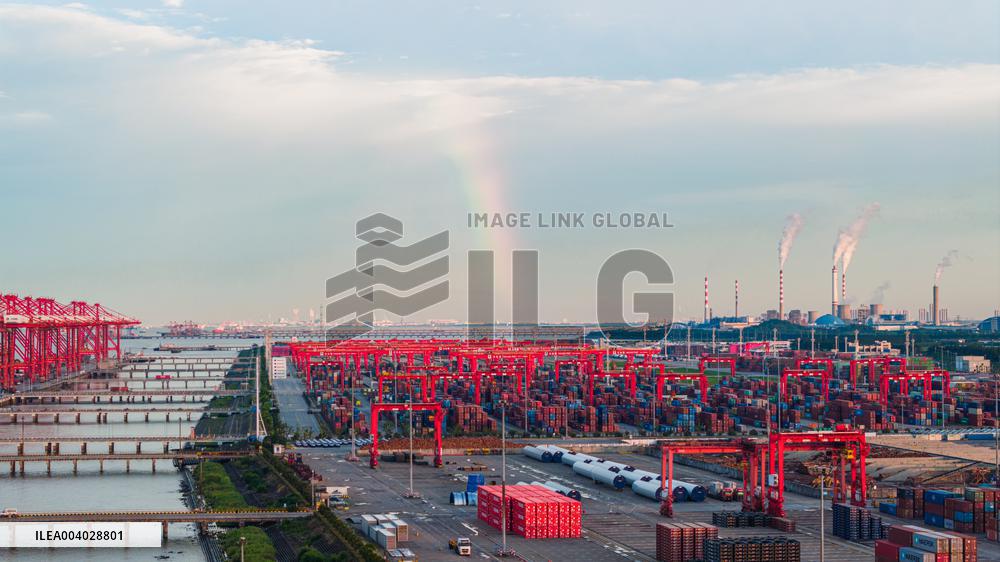 Taicang Port Trade Scenery